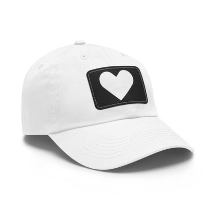 Hat with Leather Patch (Rectangle) love by Mariu del Campo.