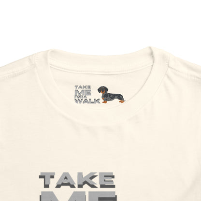 T-Shirt Toddler Short Sleeve Dachshund — by Mariu del Campo