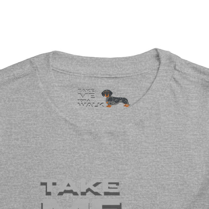 T-Shirt Toddler Short Sleeve Dachshund — by Mariu del Campo