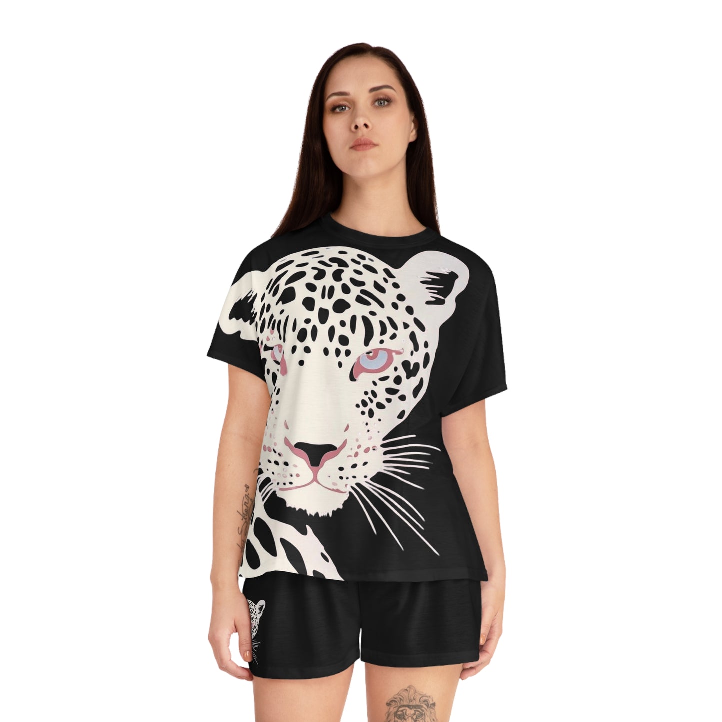 Pajama Women's Short Set Black by Mariu del Campo.