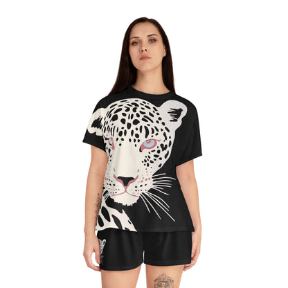 Pajama Women's Short Set Black by Mariu del Campo.