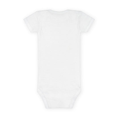 Baby Bodysuit Unisex Short Sleeve Stay Pawsitive — by Mariu del Campo