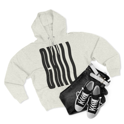 Hoodie Chill Unisex Zip by Mariu del Campo.
