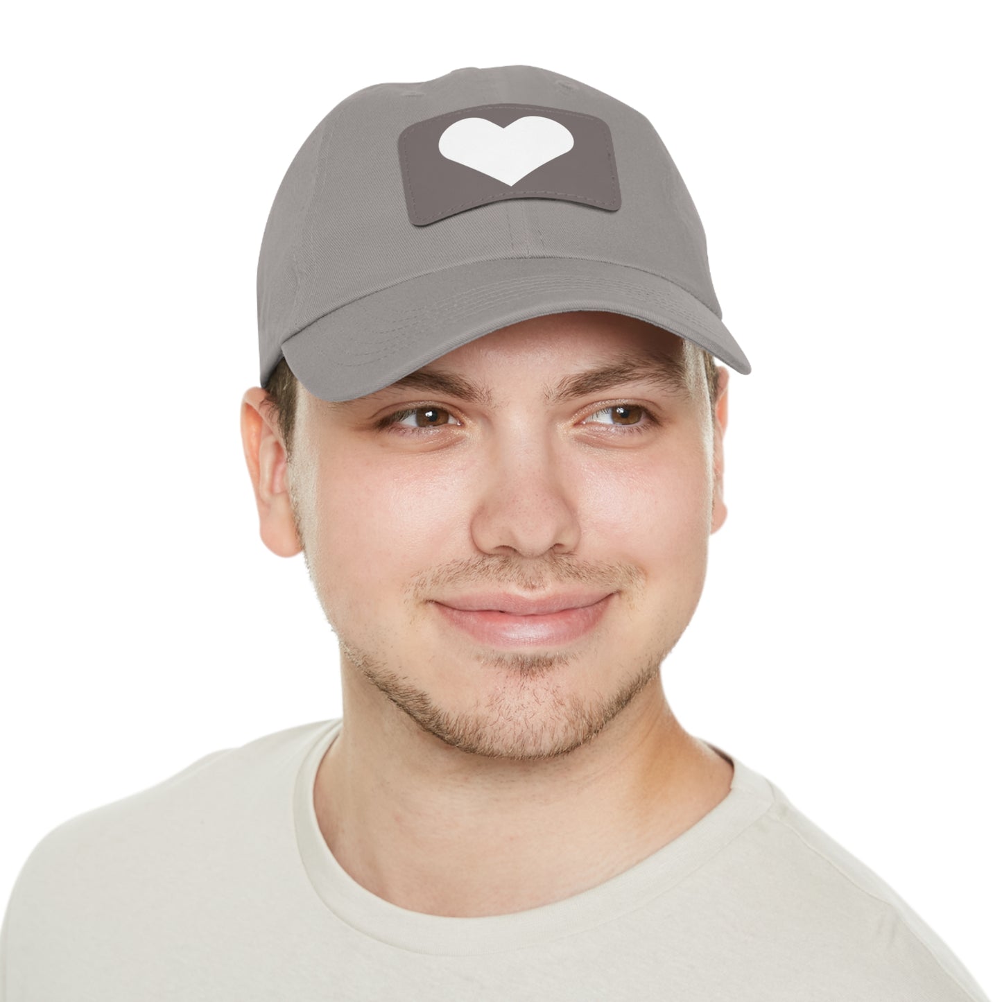 Hat with Leather Patch (Rectangle) love by Mariu del Campo.
