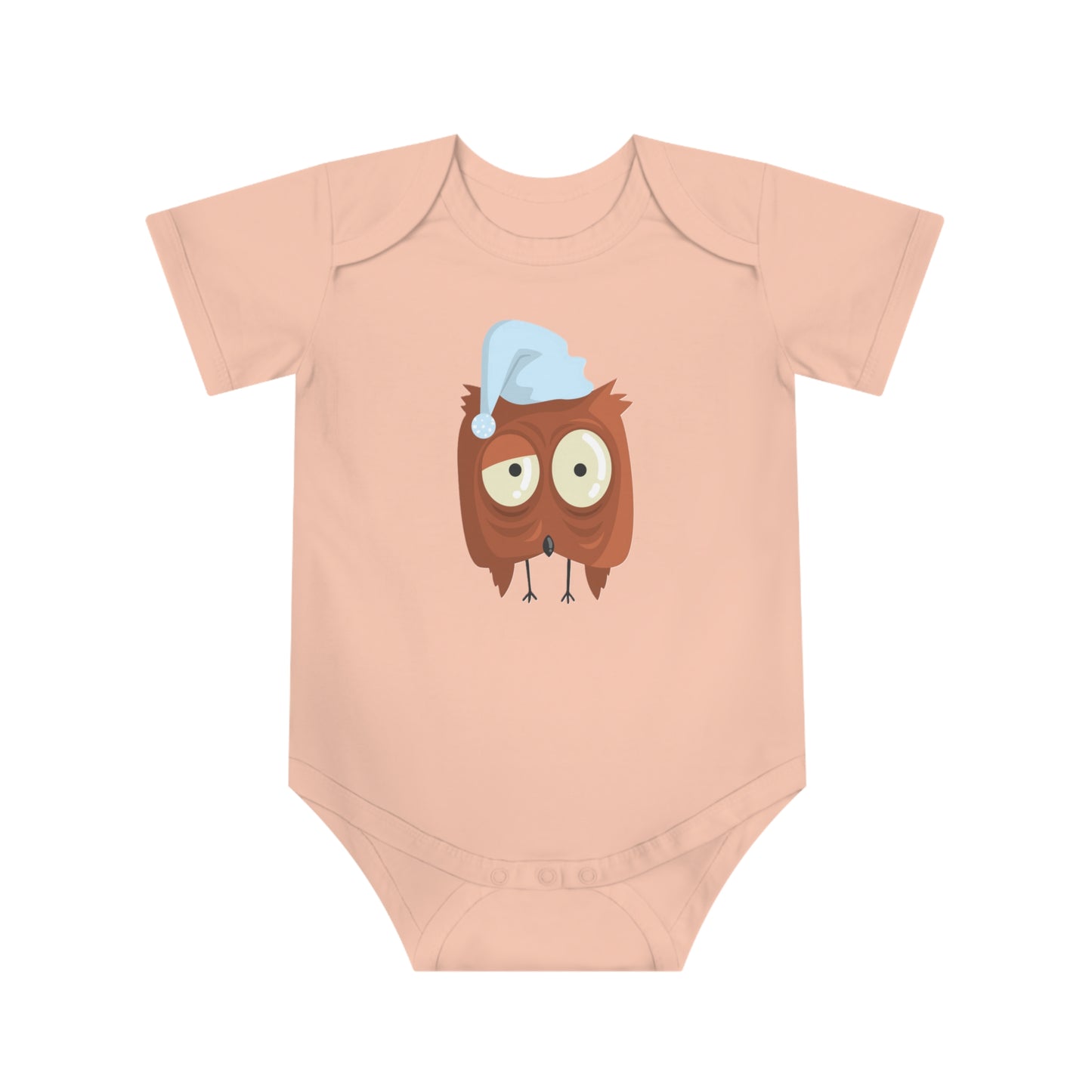 Bodysuit Unisex Baby Short Sleeve Buo by Mariu del Campo.
