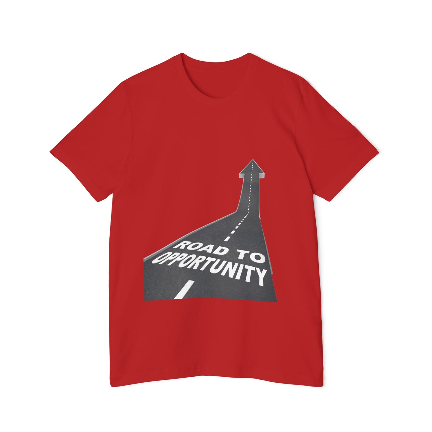 T-Shirt Unisex Road to Opportunity — Mariu del Campo