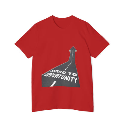 T-Shirt Unisex Road to Opportunity — Mariu del Campo
