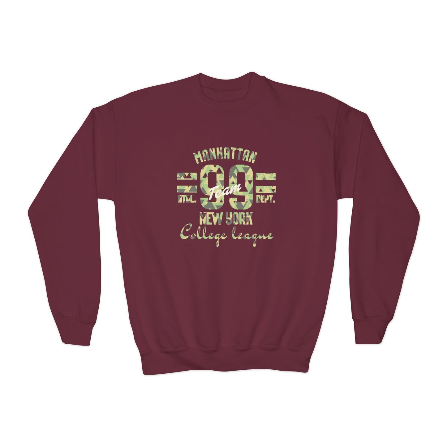 Sweatshirt Youth Crewneck Manhattan — Mariu del Campo