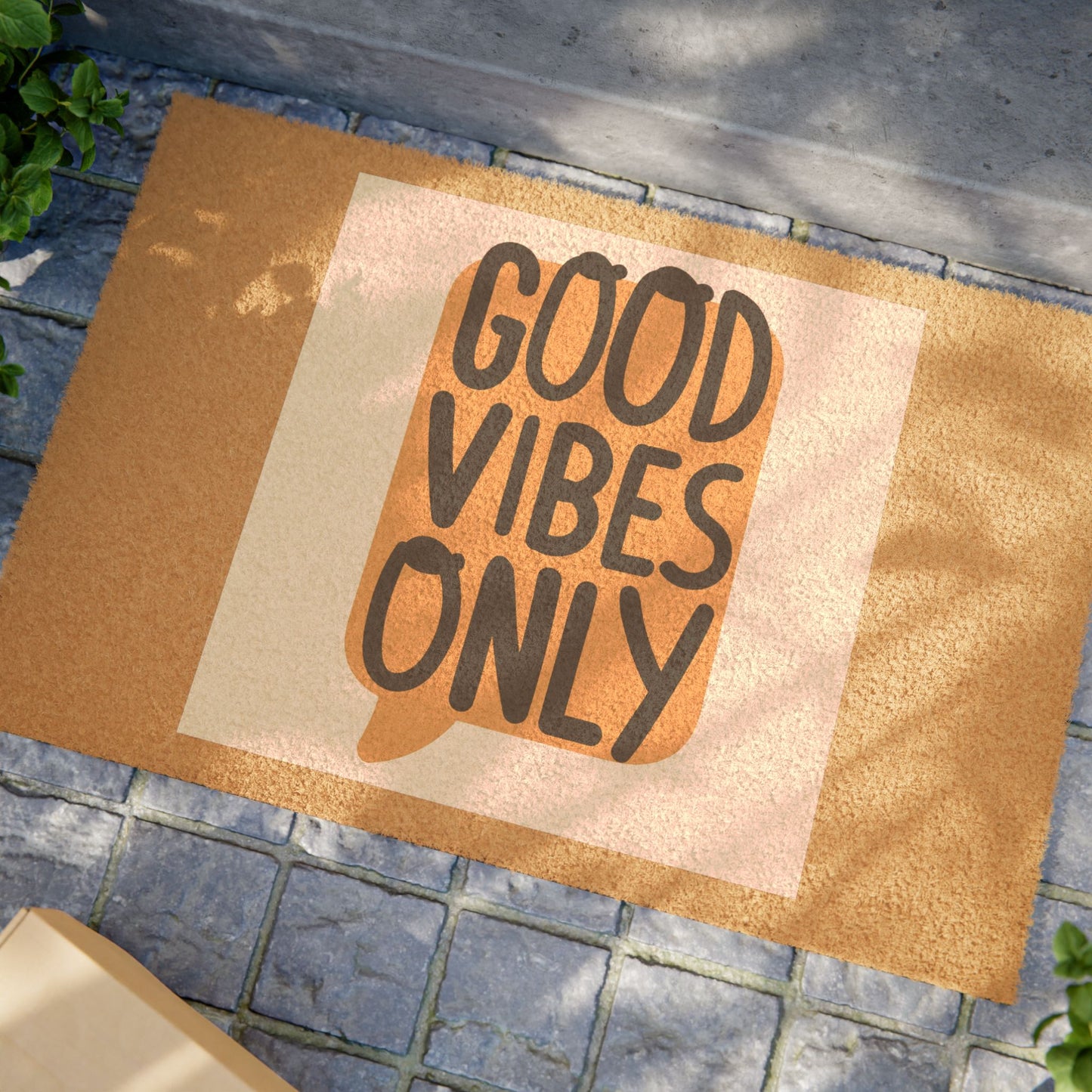 Doormat Good Vibes Only by Mariu del Campo.