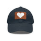 Hat with Leather Patch (Rectangle) love by Mariu del Campo.