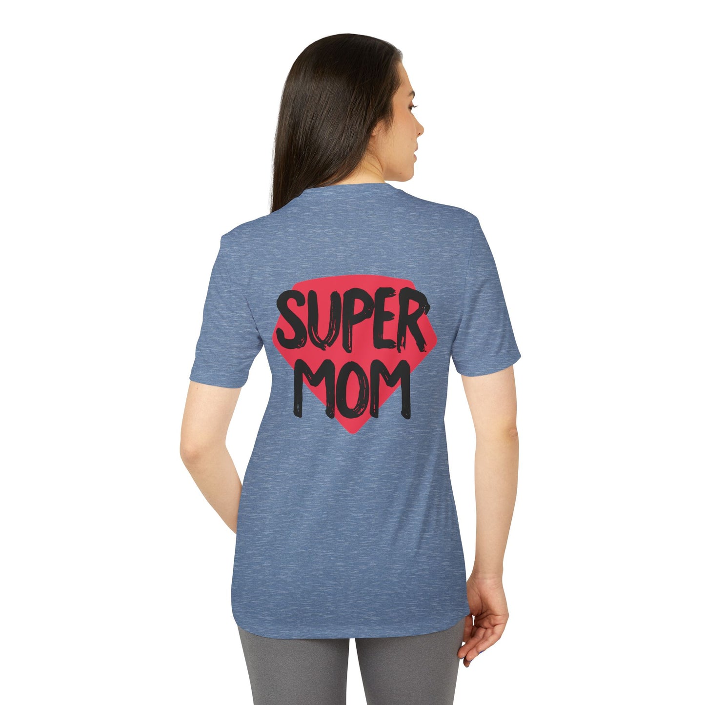adidas® Unisex Sport T-shirt super mom by Mariu del Campo.