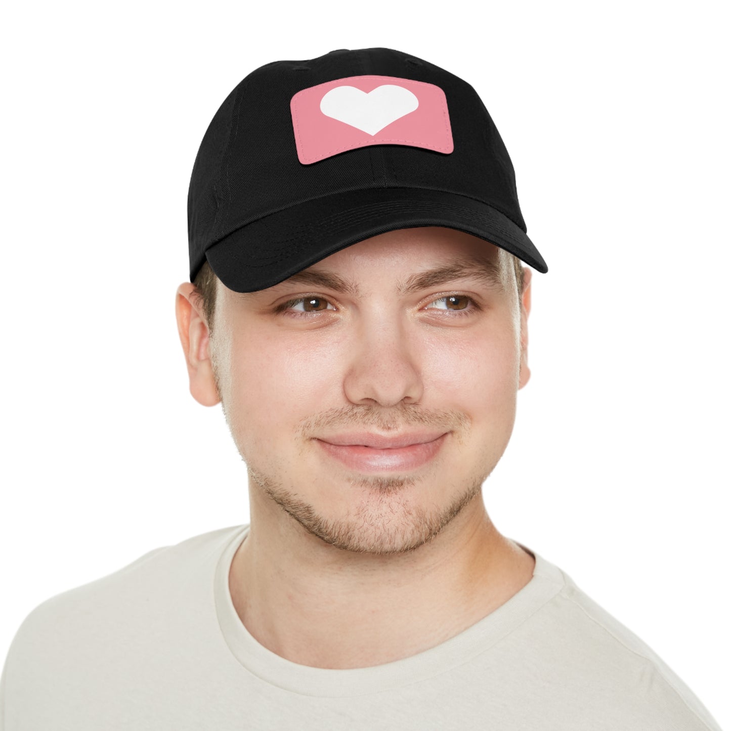 Hat with Leather Patch (Rectangle) love by Mariu del Campo.