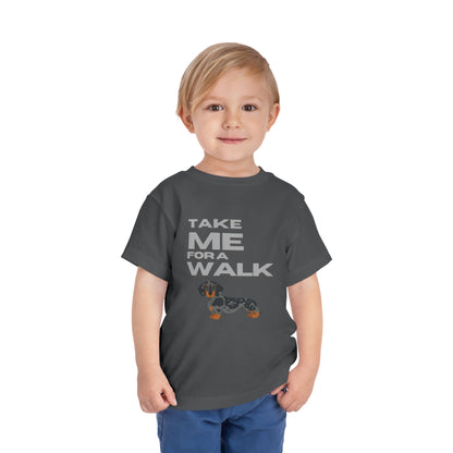 T-Shirt Toddler Short Sleeve Dachshund — by Mariu del Campo