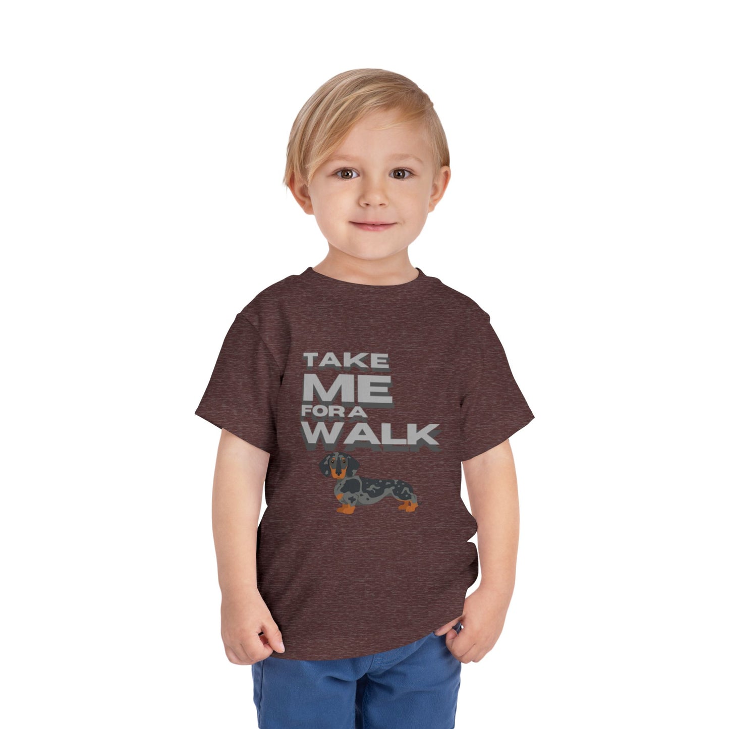 T-Shirt Toddler Short Sleeve Dachshund — by Mariu del Campo