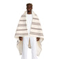 Hooded Sherpa Blanket Striped by Mariu del Campo.