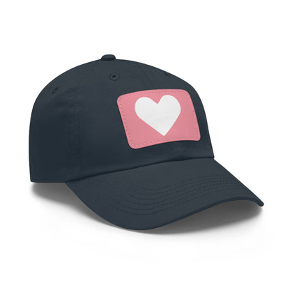 Hat with Leather Patch (Rectangle) love by Mariu del Campo.
