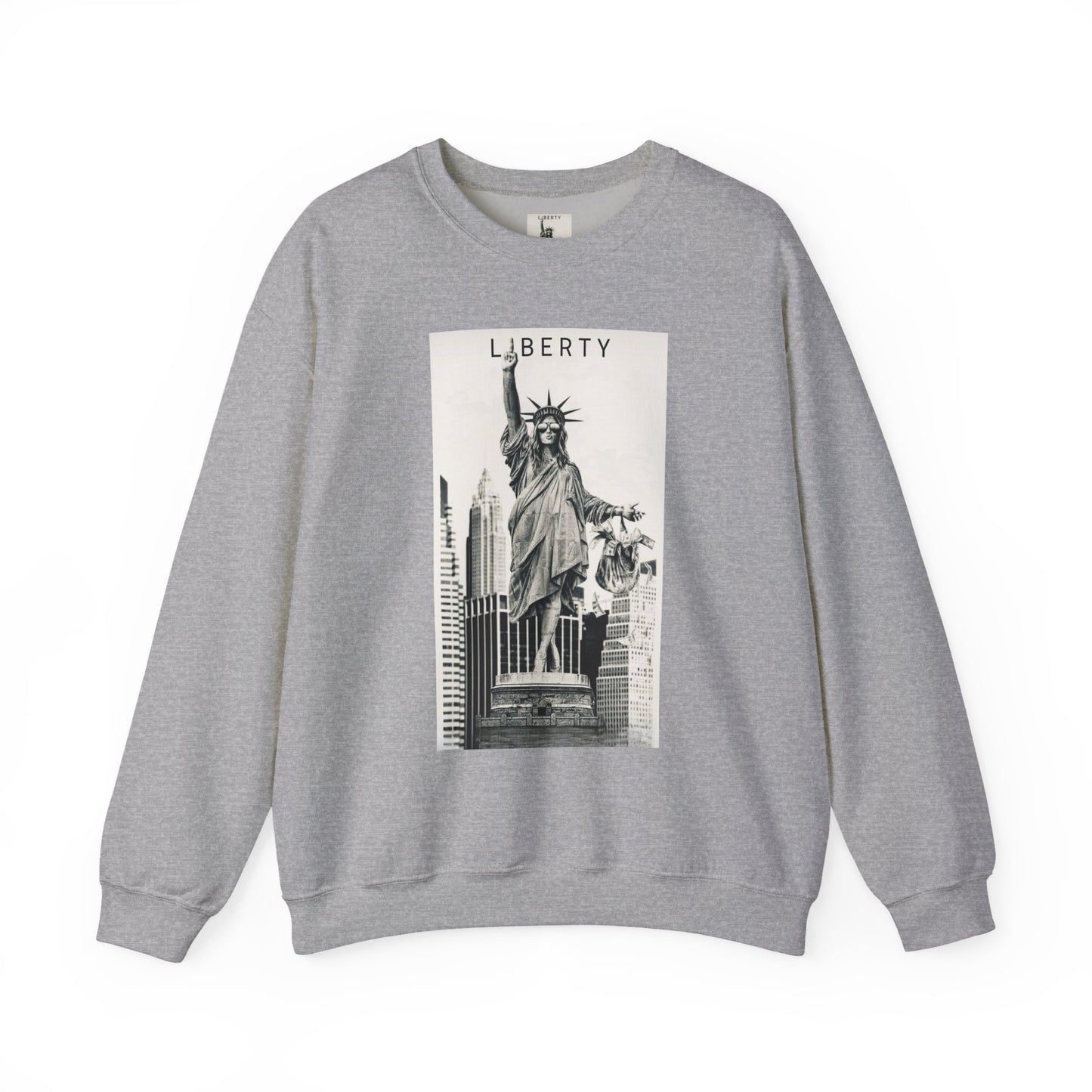 Sweatshirt Statue of Liberty Unisex by Mariu del Campo.