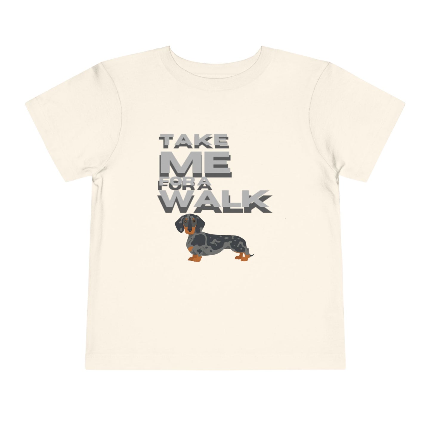 T-Shirt Toddler Short Sleeve Dachshund — by Mariu del Campo