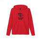 adidas® Unisex Fleece Hoodie Ride the Waves Fearlessly — by Mariu del Campo
