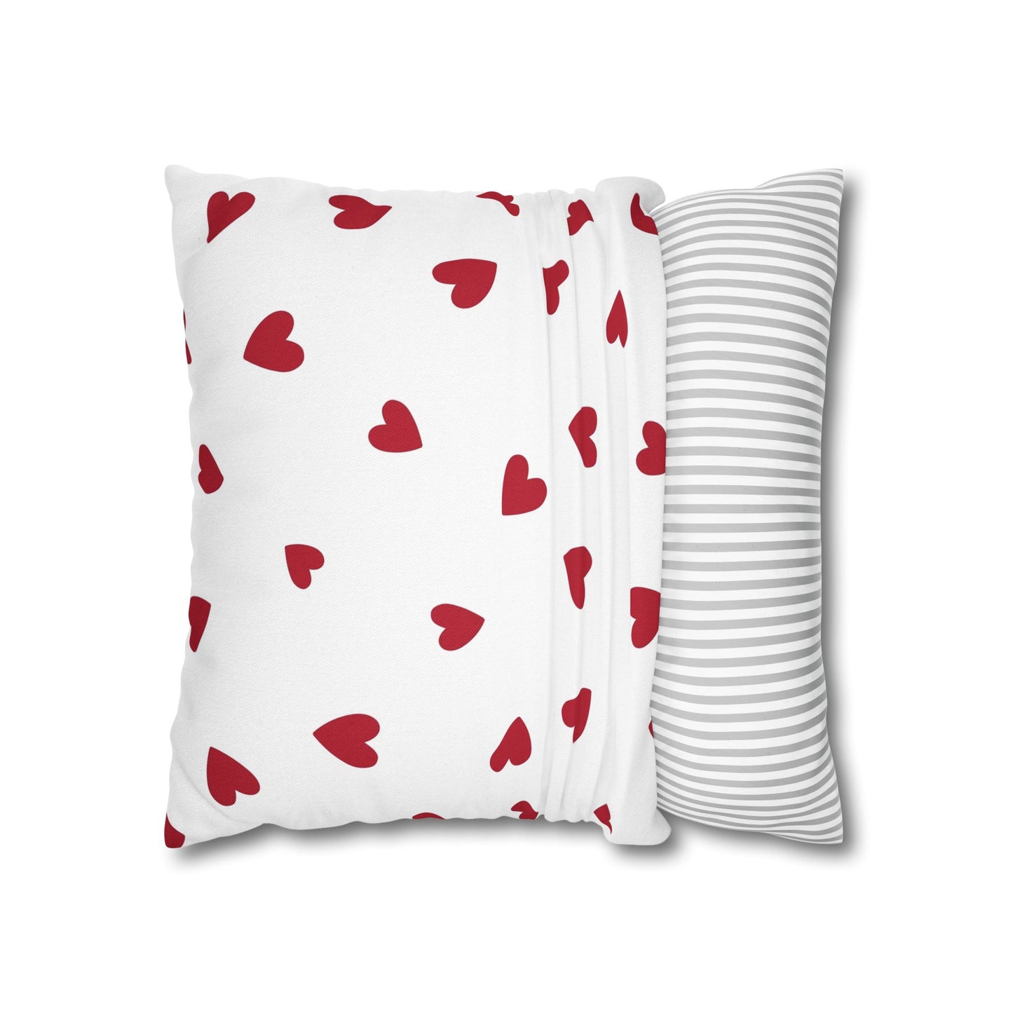 Pillowcase Spun Polyester Square heart by Mariu del Campo.