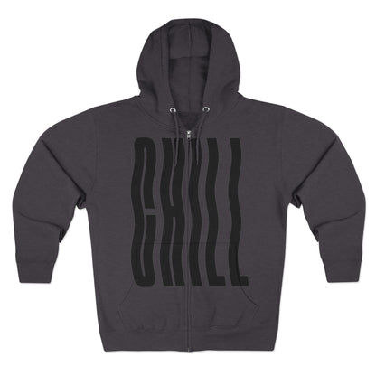 Hoodie Chill Unisex Zip — by Mariu del Campo