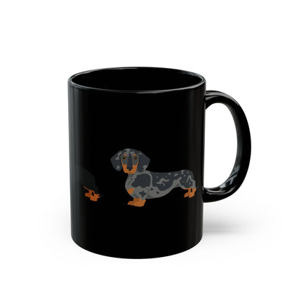 Mug Dachshund Pattern Coffee 11oz 15oz — by Mariu del Campo