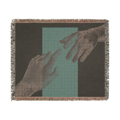 Woven Blanket Throw Hands by Mariu del Campo.