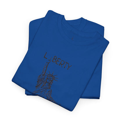 T-Shirt Statue of Liberty Unisex Cotton Tee by Mariu del Campo.