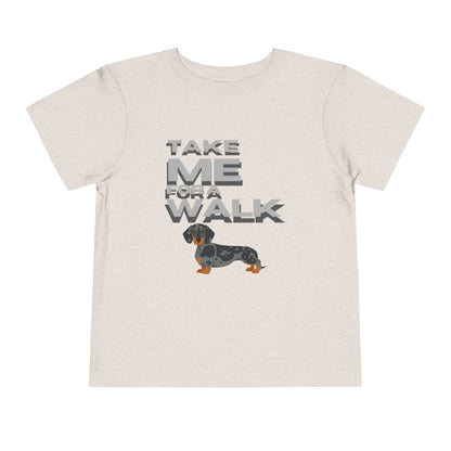 T-Shirt Toddler Short Sleeve Dachshund — by Mariu del Campo