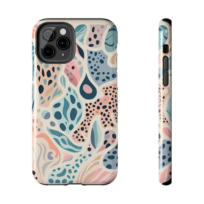 Cases Tough Phone Animal Print - Pastel Design by Mariu del Campo.