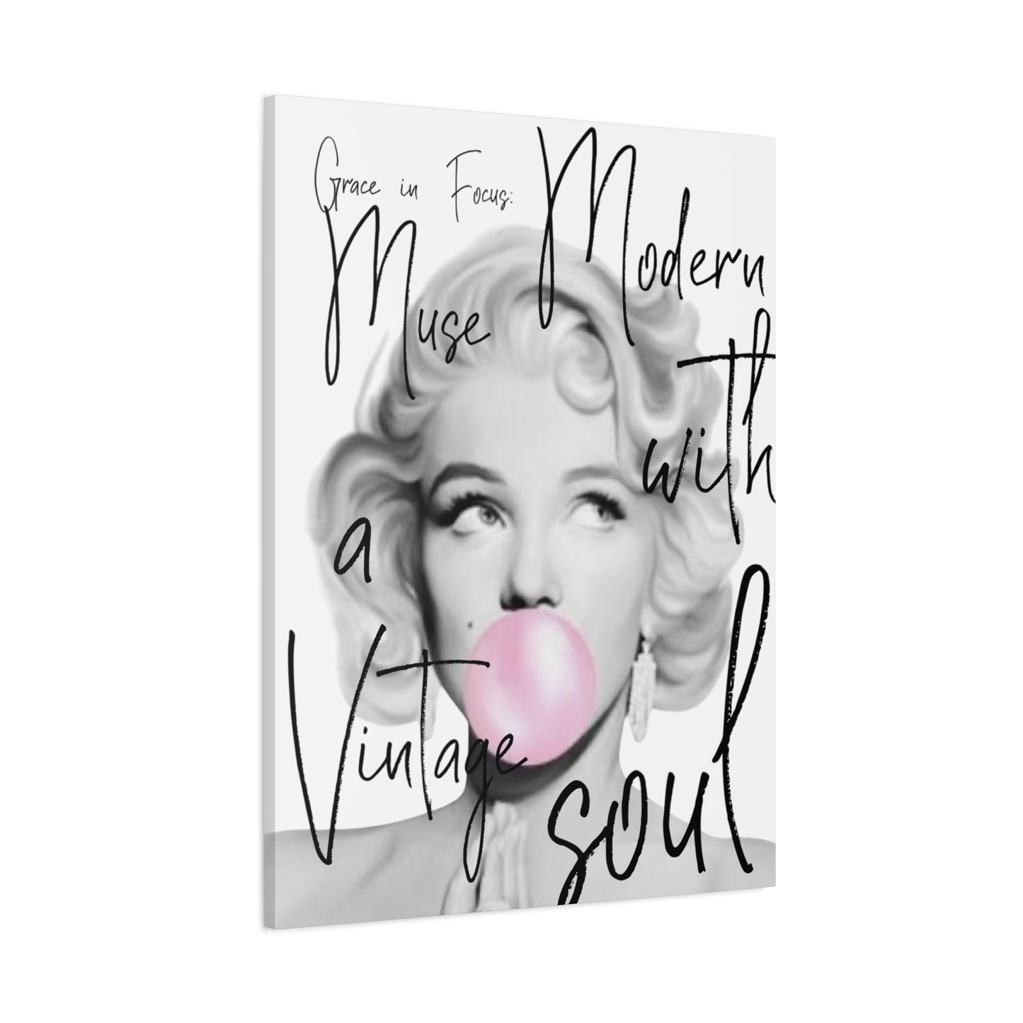 Canvas Marilyn Monroe by Mariu del Campo.
