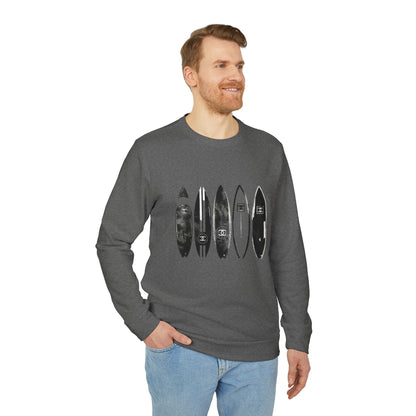 adidas® Unisex Fleece Crewneck Surf — by Mariu del Campo
