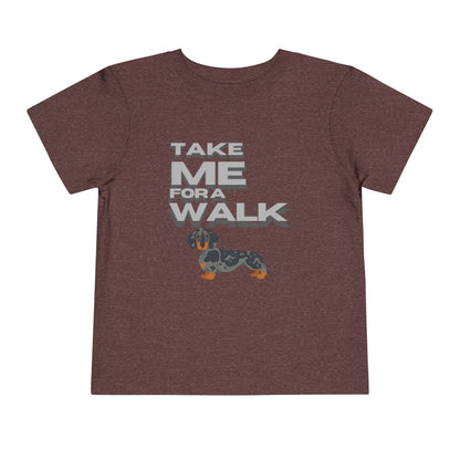 T-Shirt Toddler Short Sleeve Dachshund — by Mariu del Campo