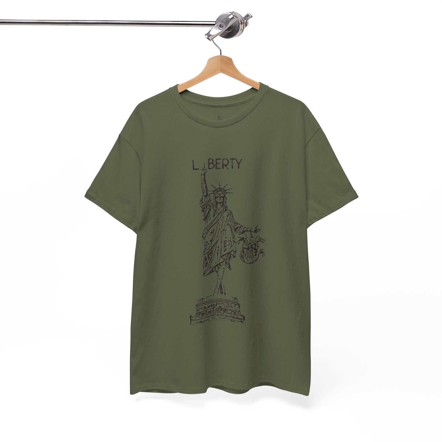 T-Shirt Statue of Liberty Unisex Cotton Tee by Mariu del Campo.