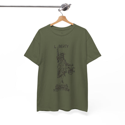 T-Shirt Statue of Liberty Unisex Cotton Tee by Mariu del Campo.