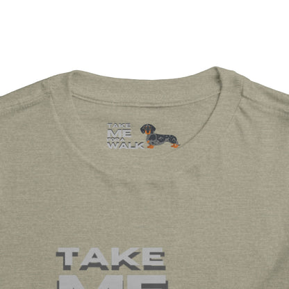 T-Shirt Toddler Short Sleeve Dachshund — by Mariu del Campo
