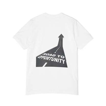 T-Shirt Unisex Road to Opportunity — Mariu del Campo