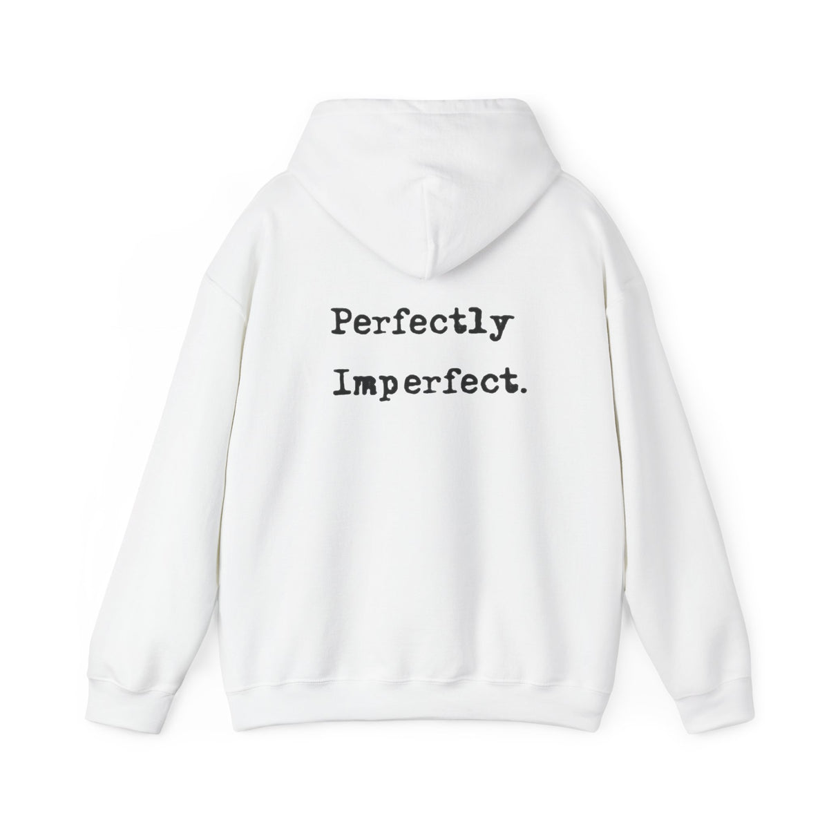 Hoodie Unisex Heavy Blend Perfect Imperfect — by Mariu del Campo