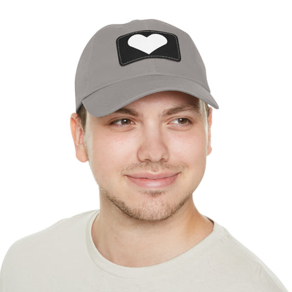 Hat with Leather Patch (Rectangle) love by Mariu del Campo.