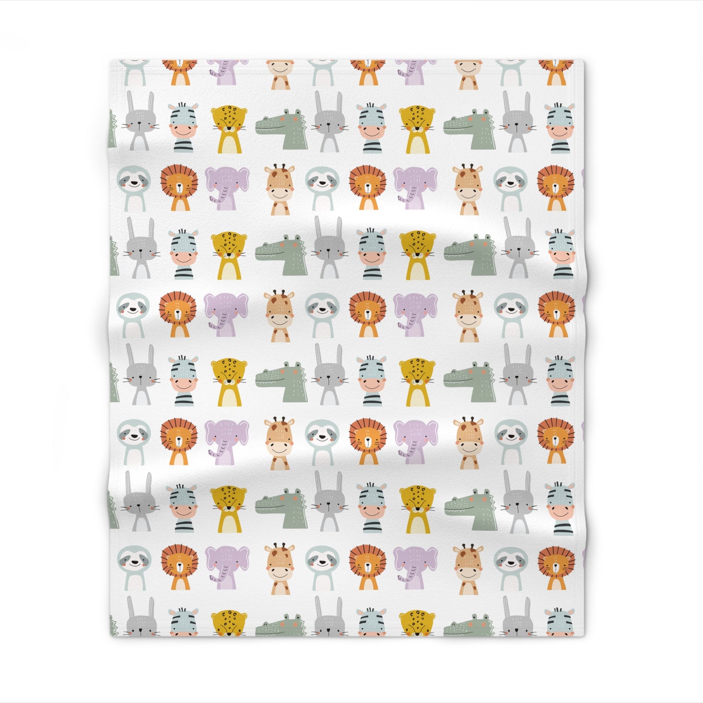 Baby Throw Blanket Unisex Animals — by Mariu del Campo