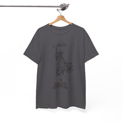 T-Shirt Statue of Liberty Unisex Cotton Tee by Mariu del Campo.
