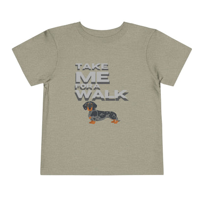 T-Shirt Toddler Short Sleeve Dachshund — by Mariu del Campo