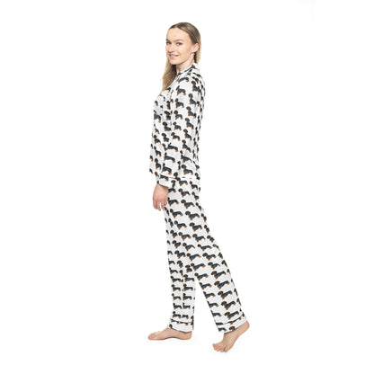 Pajamas Women's Satin Dachshund — by Mariu del Campo