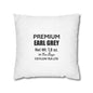 Pillowcase Square Poly Canvas premium by Mariu del Campo.
