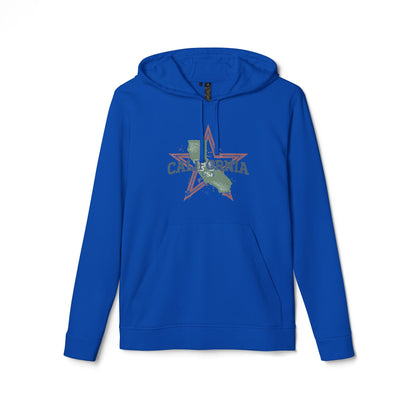 adidas® Unisex Fleece Hoodie California — by Mariu del Campo