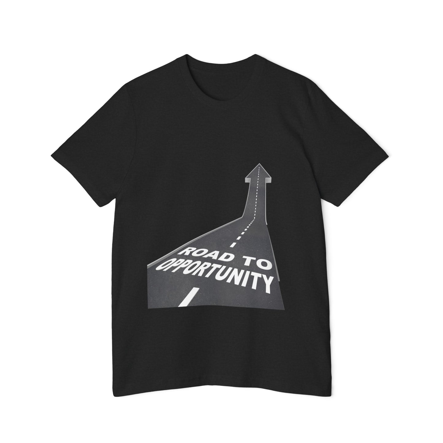 T-Shirt Unisex Road to Opportunity — Mariu del Campo