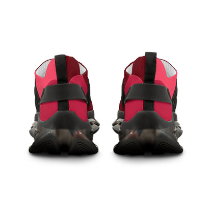 Sneakers unisex Mesh dark red by Mariu del Campo.