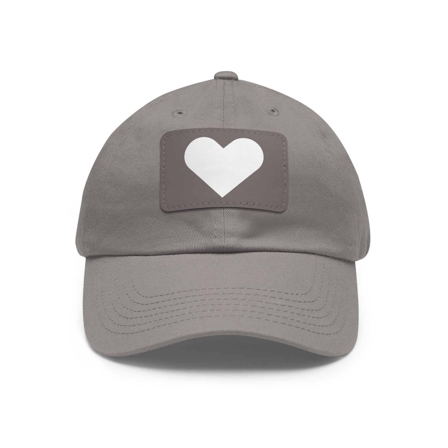 Hat with Leather Patch (Rectangle) love by Mariu del Campo.