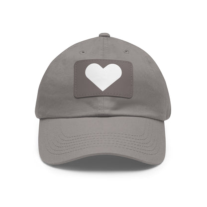 Hat with Leather Patch (Rectangle) love by Mariu del Campo.