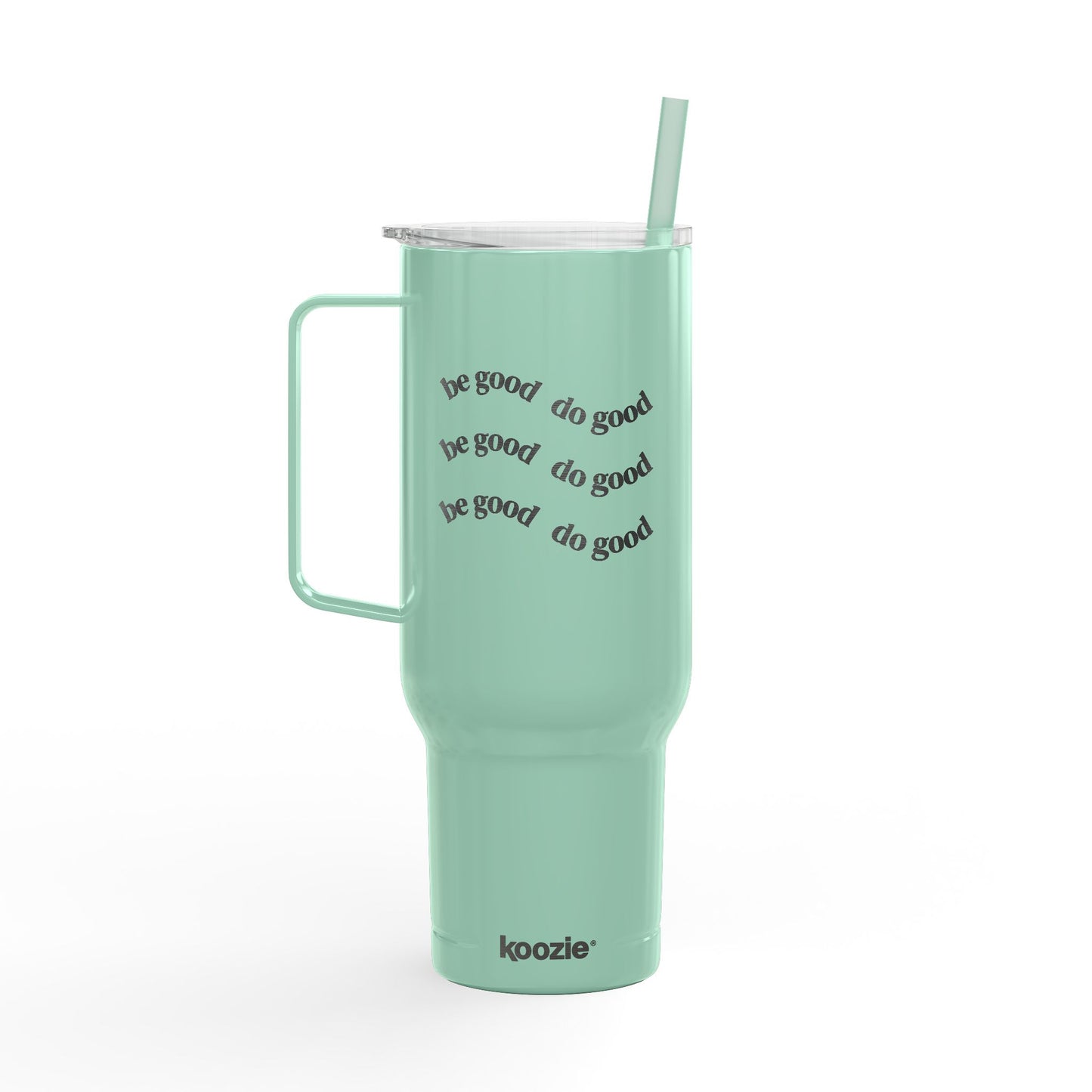 Insulated Tumbler 40oz with Engraved Be Good Do Good by Mariu del Campo.